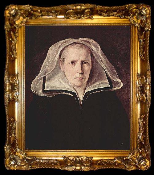 framed  Guido Reni Portrait of an old woman, ta009-2